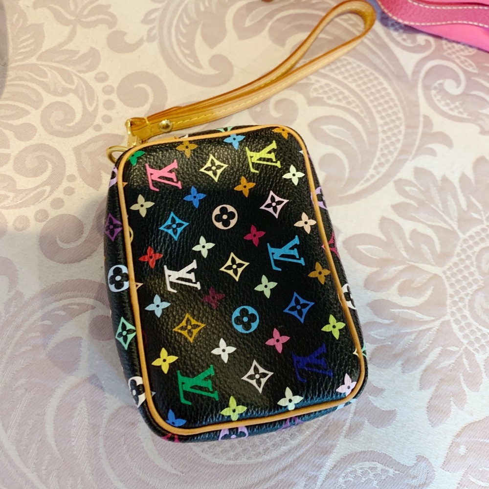 Louis Vuitton rainbow wristlet
